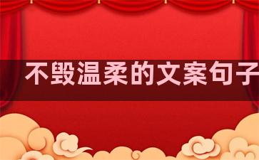 不毁温柔的文案句子图片