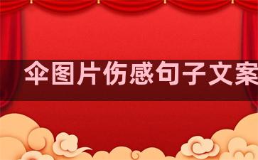 伞图片伤感句子文案生活