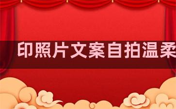印照片文案自拍温柔句子
