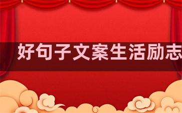 好句子文案生活励志视频