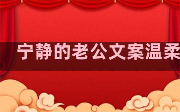 宁静的老公文案温柔句子