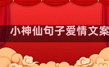 小神仙句子爱情文案温柔