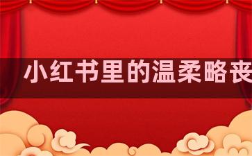 小红书里的温柔略丧句子