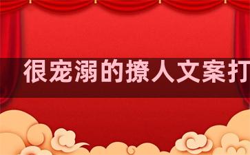 很宠溺的撩人文案打动人