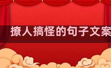 撩人搞怪的句子文案生活